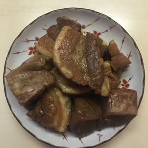 脂を落として脂身が美味しい＊一手間かけた 豚の角煮